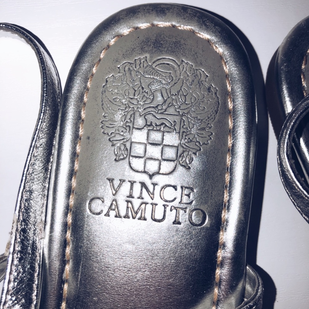 Silver Vince Camuto sandals